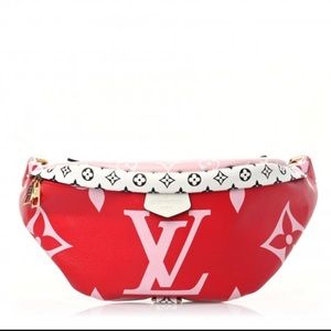 Louis Vuitton giant monogram bum bag rouge